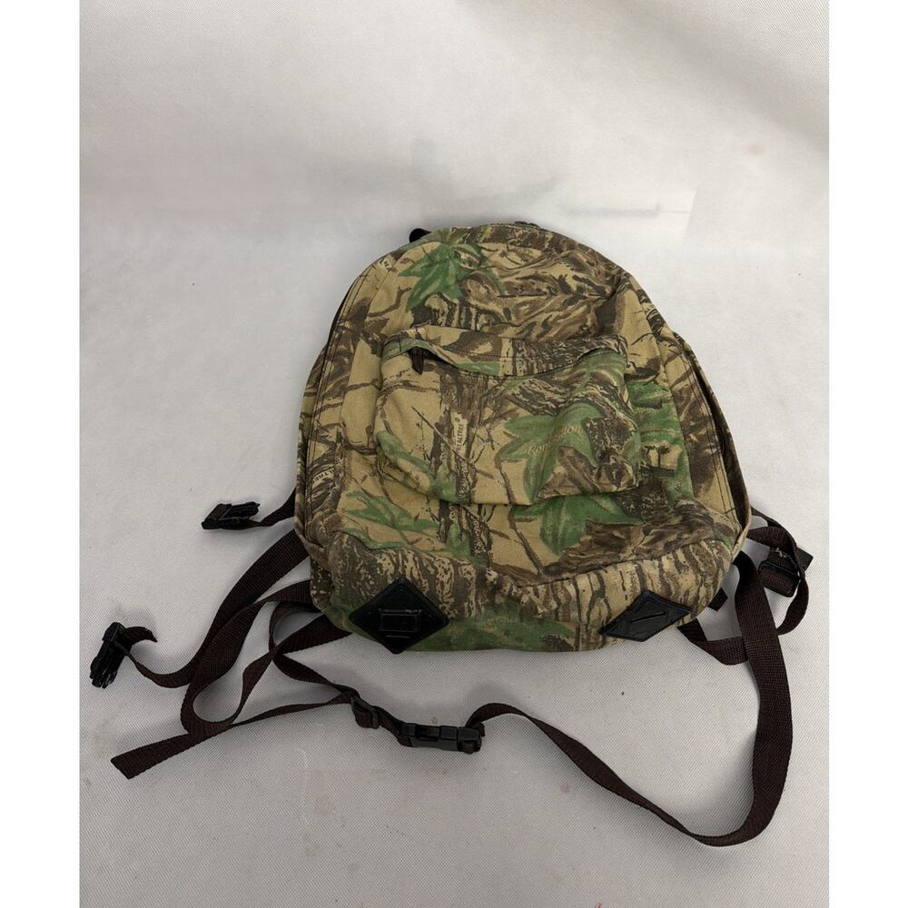 Vintage 90's Remington real tree camo hunting back pack